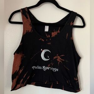 Palm Springs Bleached Crop Top